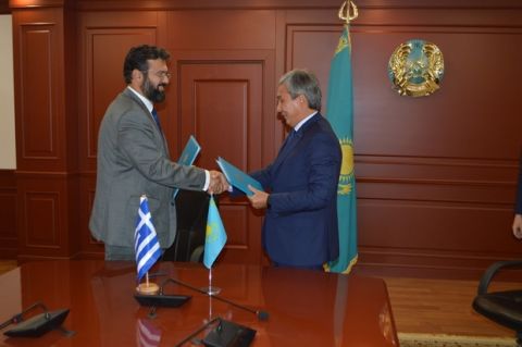 Μνημόνιο αθλητικής συνεργασίας Ελλάδας - Καζακστάν