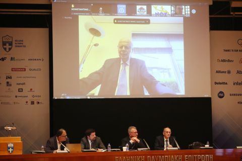 Ο Γιώργος Βασιλακόπουλος συμμετείχε διαδικτυακά στη Γενική Συνέλευση της ΕΟΚ