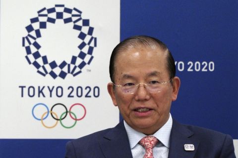 Tokyo Organizing Committee CEO of the 2020 Olympics Toshiro Muto attends the Executive Board Meeting of Tokyo Organizing Committee of the Olympics an Paralympic Games (Tokyo 2020) in Tokyo Wednesday, March 28, 2018. A top Tokyo 2020 Olympic official has promised a clean games, pledging to improve water quality in the venue for marathon swimming and triathlon, and to ban four large Japanese construction companies that have been charged with colluding on bids. (AP Photo/Eugene Hoshiko)