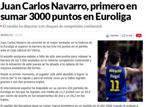 Χουάν Κάρλος Ναβάρο: Ο Καταλανός Μίδας!