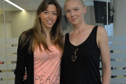 Η Κατερίνα Γιώτα και η Τζίνα Λαμπρούση στο Sport24.gr