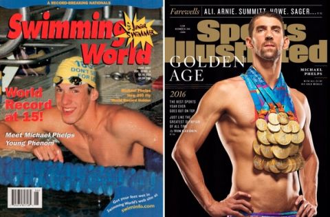 Πώς είναι να φοράς ταυτόχρονα 23 χρυσά ολυμπιακά μετάλλια; Δείτε την φωτογράφιση του Φελπς