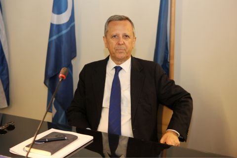 Ο πρόεδρος της ΕΠΟ, Τάκης Μπαλτάκος