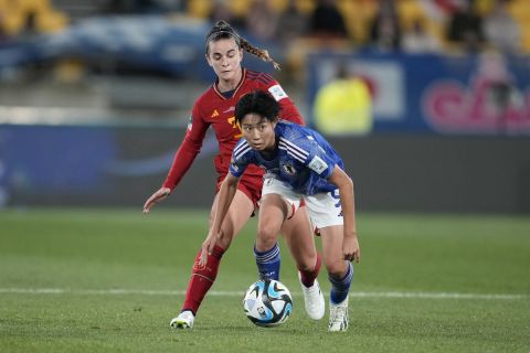 Στιγμιότυπο από το Ιαπωνία - Ισπανία στο Παγκόσμιο Κύπελλο Γυναικών