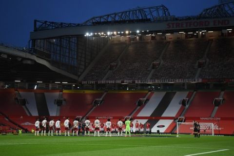 Το Old Trafford στην αναμέτρηση Μάντσεστερ Γιουνάιτεντ - Άρσεναλ για την Premier League την 1η Νοεμβρίου του 2020.