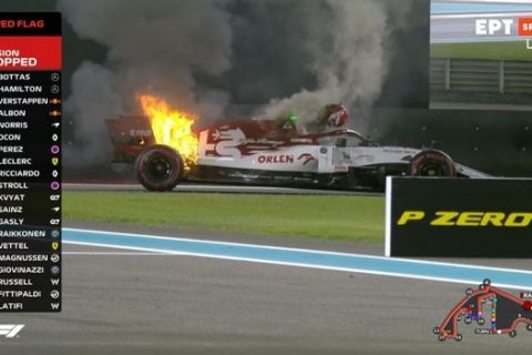 Η Alfa Romeo Racing του Ραϊκόνεν πήρε φωτιά στα FP2