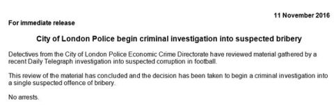 Αστυνομική έρευνα για το σκάνδαλο διαφθοράς στην Αγγλία