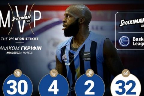 Γκρίφιν και Γιαννόπουλος οι MVP της αγωνιστικής