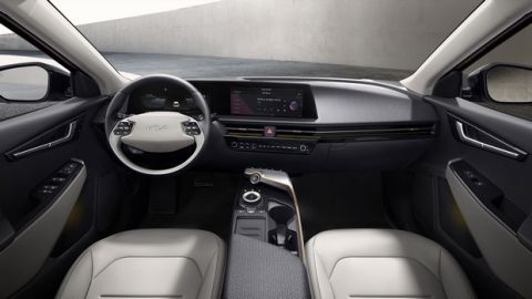 Το εσωτερικό του Kia crossover EV6