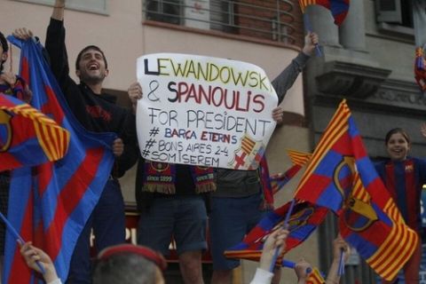Αποθέωση Σπανούλη στους δρόμους της Βαρκελώνης!