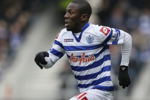 Queens Park Rangers' Shaun Wright-Phillips is seen in action playing against Tottenham Hotspur during their English Premier League soccer match at Rangers Loftus Road stadium in London, Saturday, Jan. 12, 2013. (AP Photo/Alastair Grant)