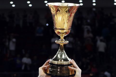 Το τρόπαιο του Παγκοσμίου πρωταθλήματος της FIBA 