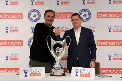 Κύπελλο Ελλάδας: Η Betsson και επισήμως μεγάλος χορηγός της διοργάνωσης