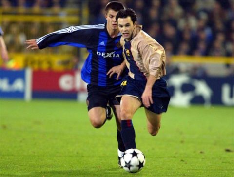 29/10/2002: Η πρώτη ποδοσφαιρική παράσταση του Ινιέστα