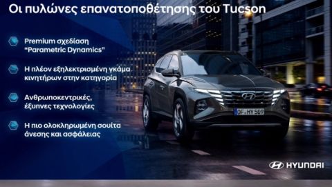 Από 24.900 ευρώ το ολοκαίνουργιο Hyundai Tucson