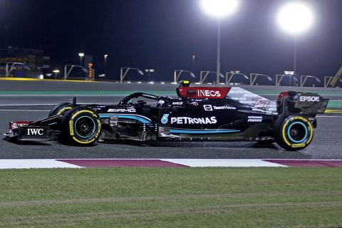 Ο Βάλτερι Μπότας στη διάρκεια των δοκιμαστικών για το GP του Κατάρ | 19 Νοεμβρίου 2021