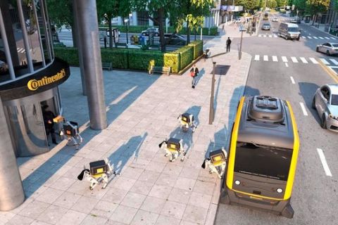 Σκυλιά-ρομπότ παραδίδουν εμπορεύματα