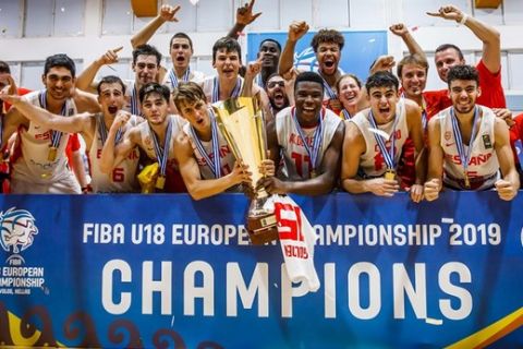 EuroBasket U18: Πρωταθλητές Ευρώπης οι Εφηβοι της Ισπανίας