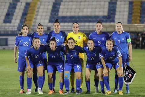 Η Εθνική ομάδα ποδοσφαίρου των γυναικών στο ματς με την Πολωνία στο Women's Nations League