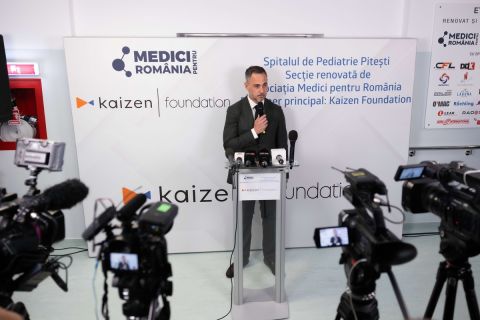 Ο Πρόεδρος του Kaizen Foundation, Πάνος Κωνσταντόπουλος, μιλάει για το έργο της ανακαίνισης στα Ρουμανικά ΜΜΕ