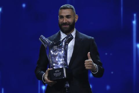 Ο Καρίμ Μπενζεμά αναδείχθηκε Men's Player of the Year