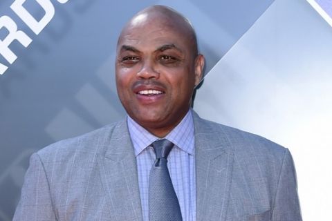 FILE - In this June 25, 2018, file photo Charles Barkley arrives for the NBA Awards at the Barker Hangar in Santa Monica, Calif.   Barkley has issued an apology Wednesday, Nov. 20, 2019,  for a comment he made to a female political reporter about hitting her. Axios reporter Alexi McCammond wrote on Twitter Tuesday night that when she questioned Barkley on his indecisiveness over the Democratic presidential hopefuls, Barkley told her I dont hit women but if I did I would hit you. McCammond says when she objected to his remarks, Barkley told her she couldnt take a joke. (Photo by Richard Shotwell/Invision/AP, File)