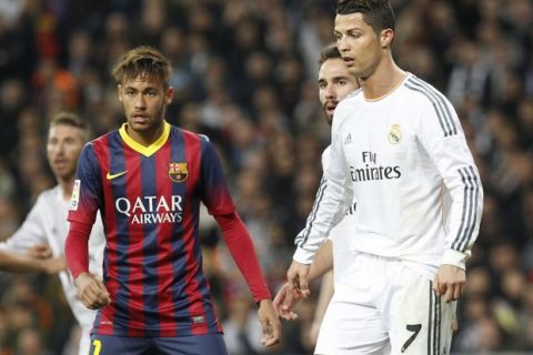 Cristiano Ronaldo (Real Madrid) vs Neymar jr (barcelone 