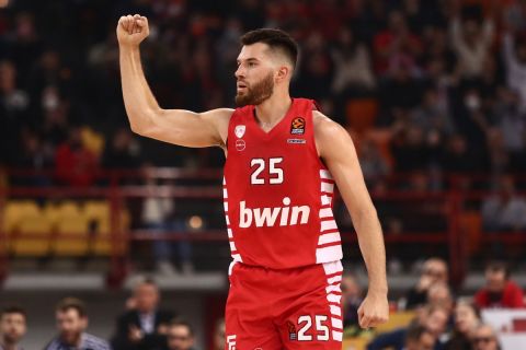 Η βαθμολογία της EuroLeague: Πρώτος ο Ολυμπιακός στο τέλος του πρώτου γύρου