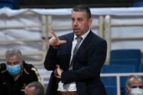 Ο Ηλίας Παπαθεοδώρου σε αγώνα ΑΕΚ - ΠΑΟΚ την σεζόν 2020/21