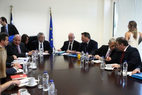 Εικόνες από τη συνάντηση για το Grexit