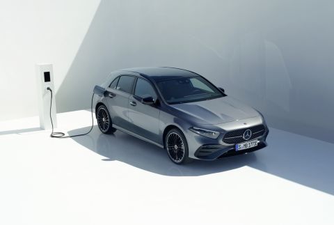 Mercedes-Benz A 250 e Hatchback: fuel consumption combined, weighted (WLTP) 1,1-0,8 l/100 km, electric energy consumption combined, weighted (WLTP) 17.0-15.0 kWh/100km, CO2 emissions combined, weighted (WLTP) 25-18 g/km [2]; exterior: mountain grey, AMG line[2] The stated figures are the measured "WLTP CO figures" in accordance with Art. 2 No. 3 of Implementing Regulation (EU) 2017/1153. The fuel consumption figures were calculated on the basis of these figures. Electric energy consumption was determined on the basis of Commission Regulation (EU) 2017/1151. 

Mercedes-Benz A 250 e Hatchback: fuel consumption combined, weighted (WLTP) 1,1-0,8 l/100 km, electric energy consumption combined, weighted (WLTP) 17.0-15.0 kWh/100km, CO2 emissions combined, weighted (WLTP) 25-18 g/km [2]; exterior: mountain grey, AMG line[2] The stated figures are the measured "WLTP CO figures" in accordance with Art. 2 No. 3 of Implementing Regulation (EU) 2017/1153. The fuel consumption figures were calculated on the basis of these figures. Electric energy consumption was determined on the basis of Commission Regulation (EU) 2017/1151.
