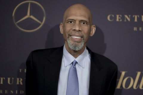 Kareem Abdul-Jabbar attends The Hollywood Reporter's 2019 Oscar Nominees Night at the Beverly Wilshire Hotel on Monday, Feb. 4, 2019, in Beverly Hills, Calif. (Photo by Richard Shotwell/Invision/AP)