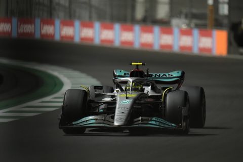 Ο Λιούις Χάμιλτον στο Grand Prix της Σαουδικής Αραβίας
