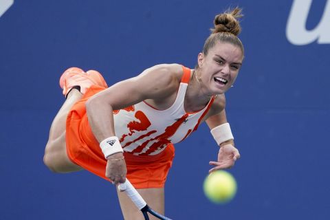 Η Μαρία Σάκκαρη στην πρεμιέρα της στο US Open