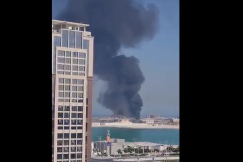 Φωτιά κοντά στο στάδιο Λουσαΐλ στο Κατάρ