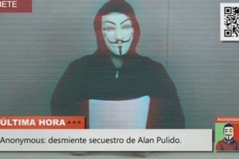 Anonymous: "Μοντάζ η απαγωγή του Πουλίδο"