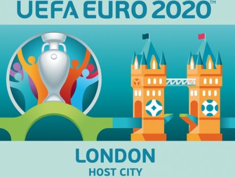 To λογότυπο και οι πόλεις που θα φιλοξενήσουν το Euro 2020