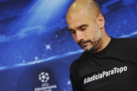 Η UEFA τιμωρεί τον Γουαρδιόλα για το t-shirt