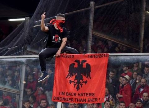 Προκάλεσαν ξανά οι Αλβανοί οπαδοί