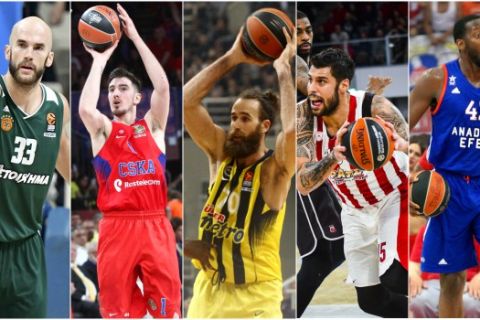 Ποια είναι η κορυφαία πεντάδα του πρώτου γύρου στην EuroLeague;