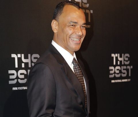 Former brazilian soccer player Cafu arrives to attend the The Best FIFA 2017 Awards at the Palladium Theatre in London, Monday, Oct. 23, 2017. (AP Photo/Alastair Grant)