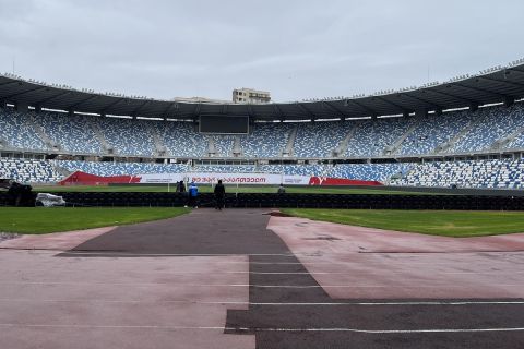 Το SPORT24 στη Boris Paichadze Arena για τον τελικό της Εθνικής: Το επιβλητικό γήπεδο και οι τελευταίες εργασίες πριν από τον απόλυτο αγώνα πρόκρισης