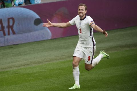 Ο Χάρι Κέιν πανηγυρίζει το 2-0 στο 85' του αγώνα Αγγλία - Γερμανία στο Γουέμπλεϊ