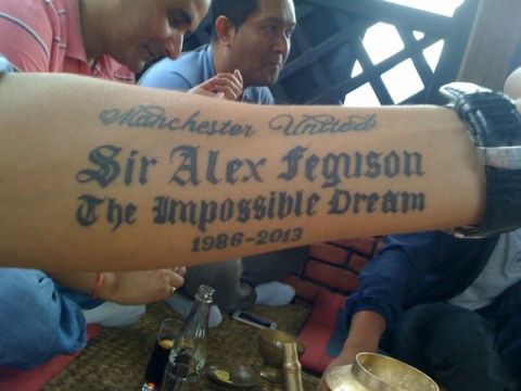Τατουάζ για τον Σερ Άλεξ... Φέγκιουσον