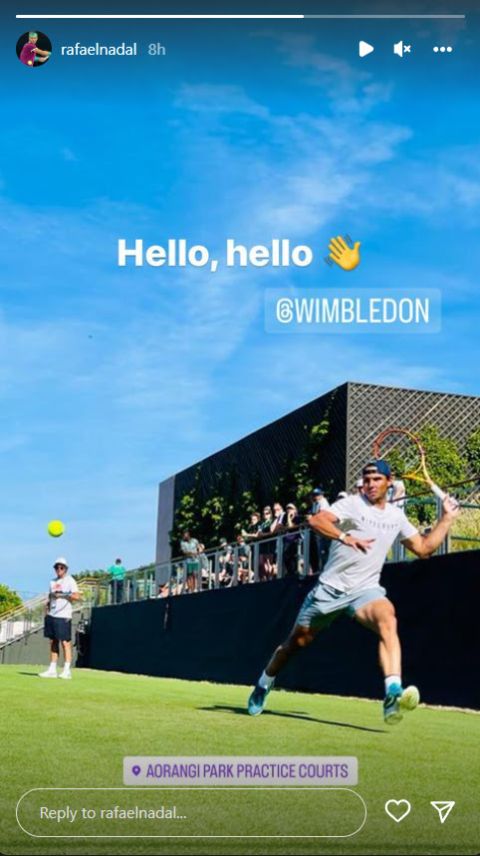 Ο Ναδάλ πάτησε χορτάρι στο Wimbledon