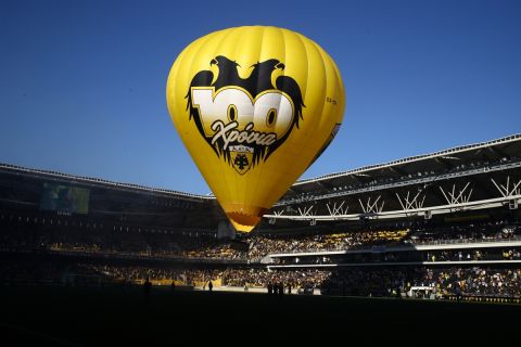ΑΕΚ: Οι εκπληκτικές εικόνες από το αερόστατο της Ένωσης για τα 100 χρόνια