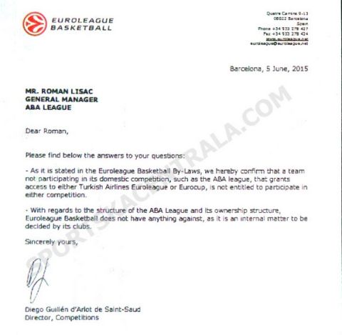 Η απάντηση της Euroleague, στην... προειδοποίηση της FIBA