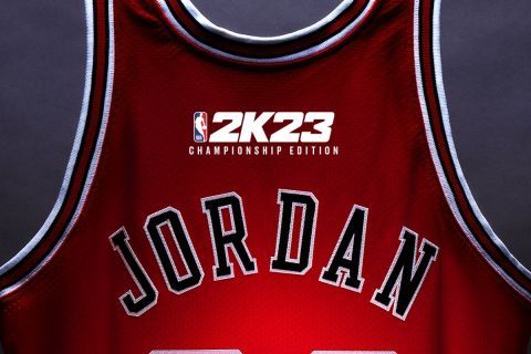 O Μάικλ Τζόρνταν εξώφυλλο του NBA 2K23 Championship edition
