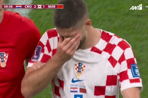 Μουντιάλ 2022, Κροατία - Μαρόκο: Ο Κράμαριτς αποχώρησε τραυματίας με δάκρυα στα μάτια