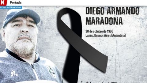 Μαραντόνα: Παγκόσμιος θρήνος στον διεθνή Τύπο για το θάνατό του